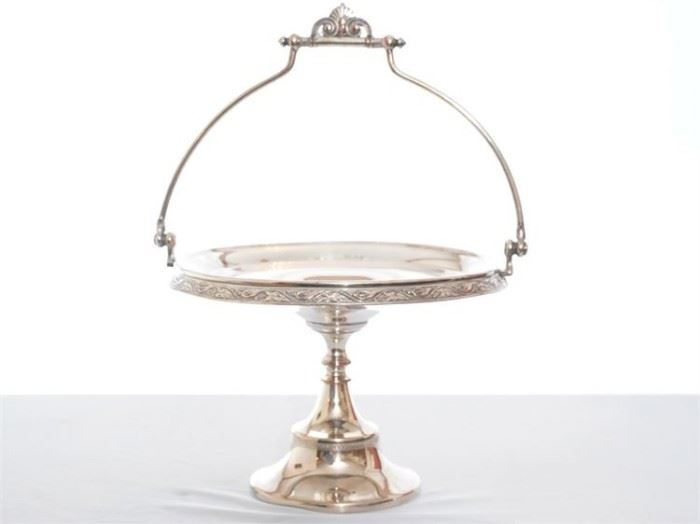 151EK Reed and Barton Silver Plate Victorian Compote
