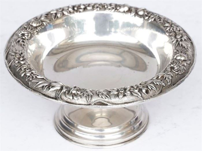 174EK Kirk and Sons Small Sterling Silver Compote