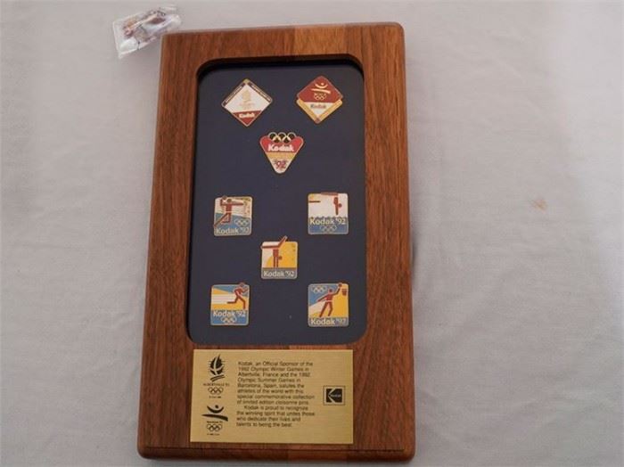 184EK Kodak Collection of 1992 Olympic Game Pins