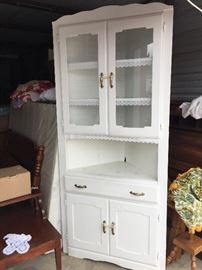 White Corner Cabinet Nice