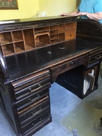 This desk from the late 1800’s from Germany out of a bank really nice piece