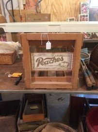 Peaches original record crate
