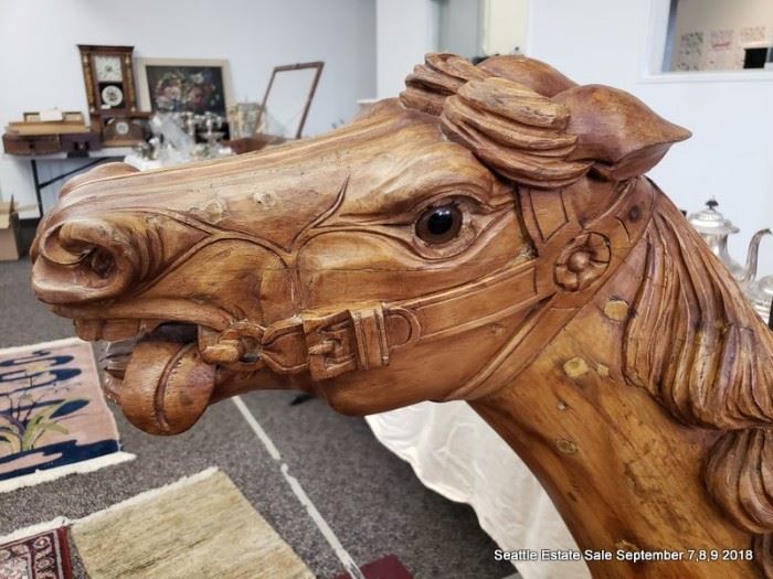 Circa 1925 Frederick Savage Co. Carousel Horse