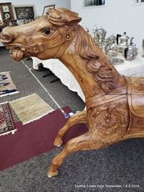 Circa 1925 Frederick Savage Co. Carousel Horse