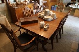 Nice Dining Set with Six Chairs