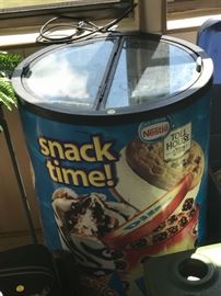 ice cream and snack freezer - food vendor