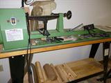 central machinery 14 x 40 wood lathe w/ 6" sanding disc #45276