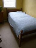 VINTAGE TWIN BED FRAME AND MATTRESS