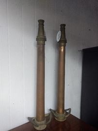 LOOK AT THESE OLD FIRE NOZZLES!!!  