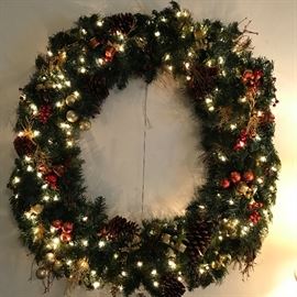 XL folding wreath