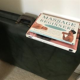 Vintage folding massage table