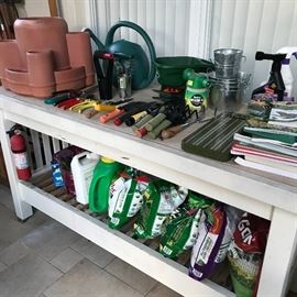 Custom potting bench/table