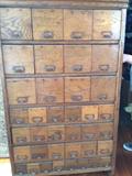Antique retail storage, great for any of your needs.