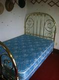 One of two brass beds. Full size and ready to go.