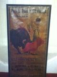 This matador poster brings a hint of culture to your space.