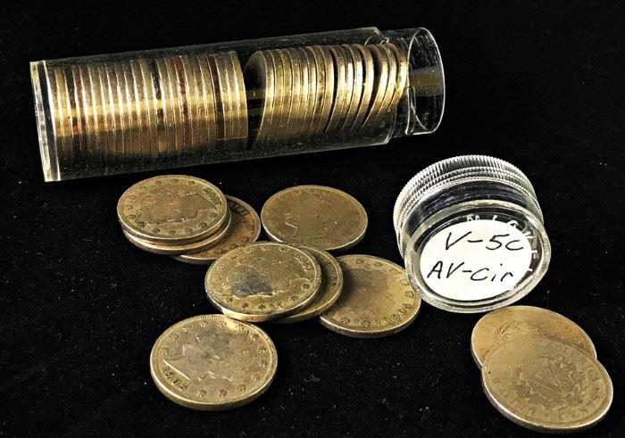 Liberty V Nickels- 40 Coin Tube