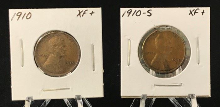 Lincoln Cents- 1910, 1910-S