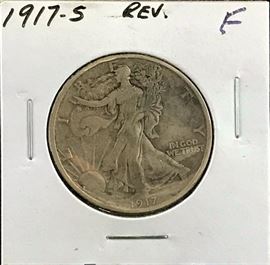 Reverse Walking Liberty Half Dollar, 1917-S
