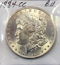 Morgan Dollar, 1884 Carson City