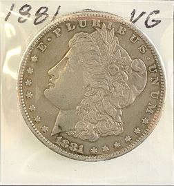 Morgan Dollar, 1881-S