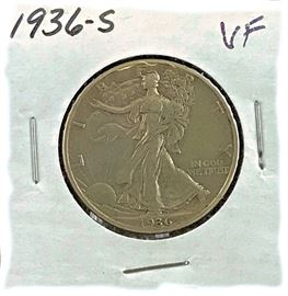 Walking Liberty Half, 1936-S