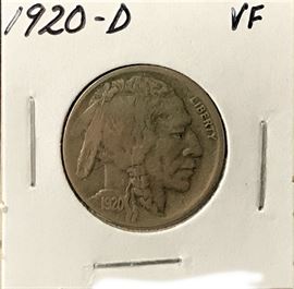 Buffalo Nickel, 1920-D