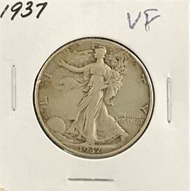 Walking Liberty Half, 1937