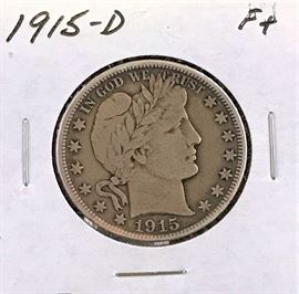 Barber Half, 1915-D