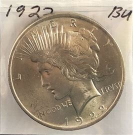 Peace Dollar, 1922