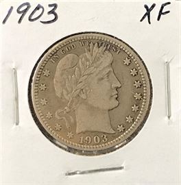 Barber Quarter, 1903
