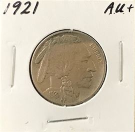 Buffalo Nickel, 1921