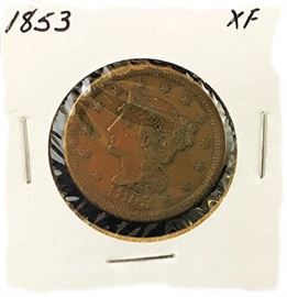 Large Cent, 1853