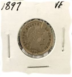 Barber Dime, 1897