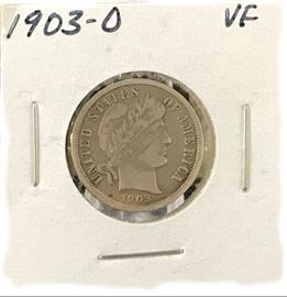 Barber Dime, 1903-O