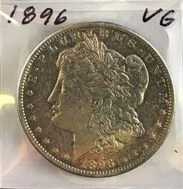 Morgan Dollar, 1896