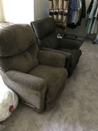 Nearly new recliners