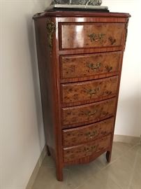 One of a pair of lingerie chest. 