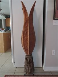 South Pacific Islands hand crafted lamp