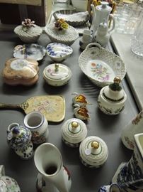 Limoges, German and Italian porcelain