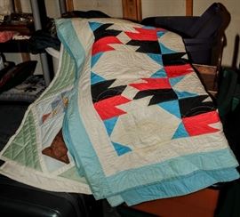 SEVERAL QUILTS