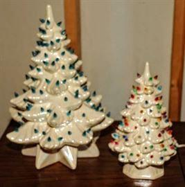 CERAMIC CHRISTMAS TREES