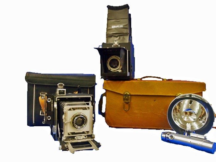 Graflex Cameras with Cases
