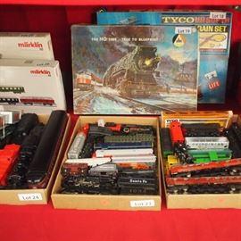 Variety of Model Trains  & Accessories