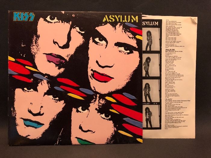 Vintage LP Album, KISS 'Asylum'
