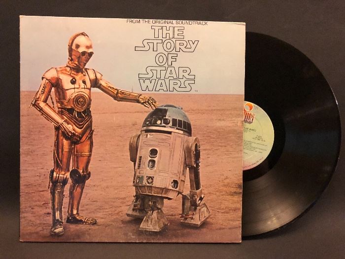 Vintage LP The Story of Star Wars record album