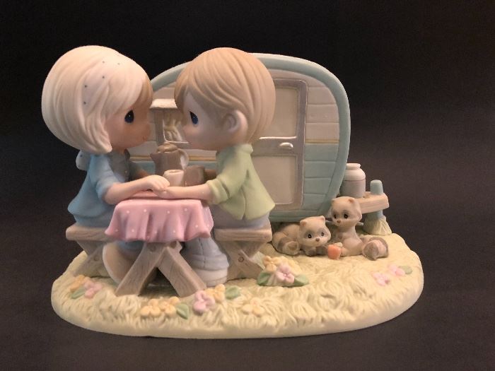 I'm a happy camper when I am with you Precious Moments figurine, # 920 out of 3,000