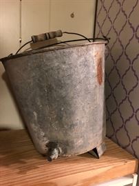 Vintage spigot bucket 