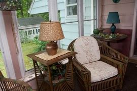 Antique Wicker Set