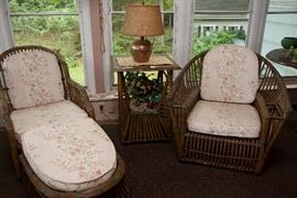 Antique Wicker Set