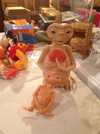 ET Rubber Toy and ET Plastic Toy